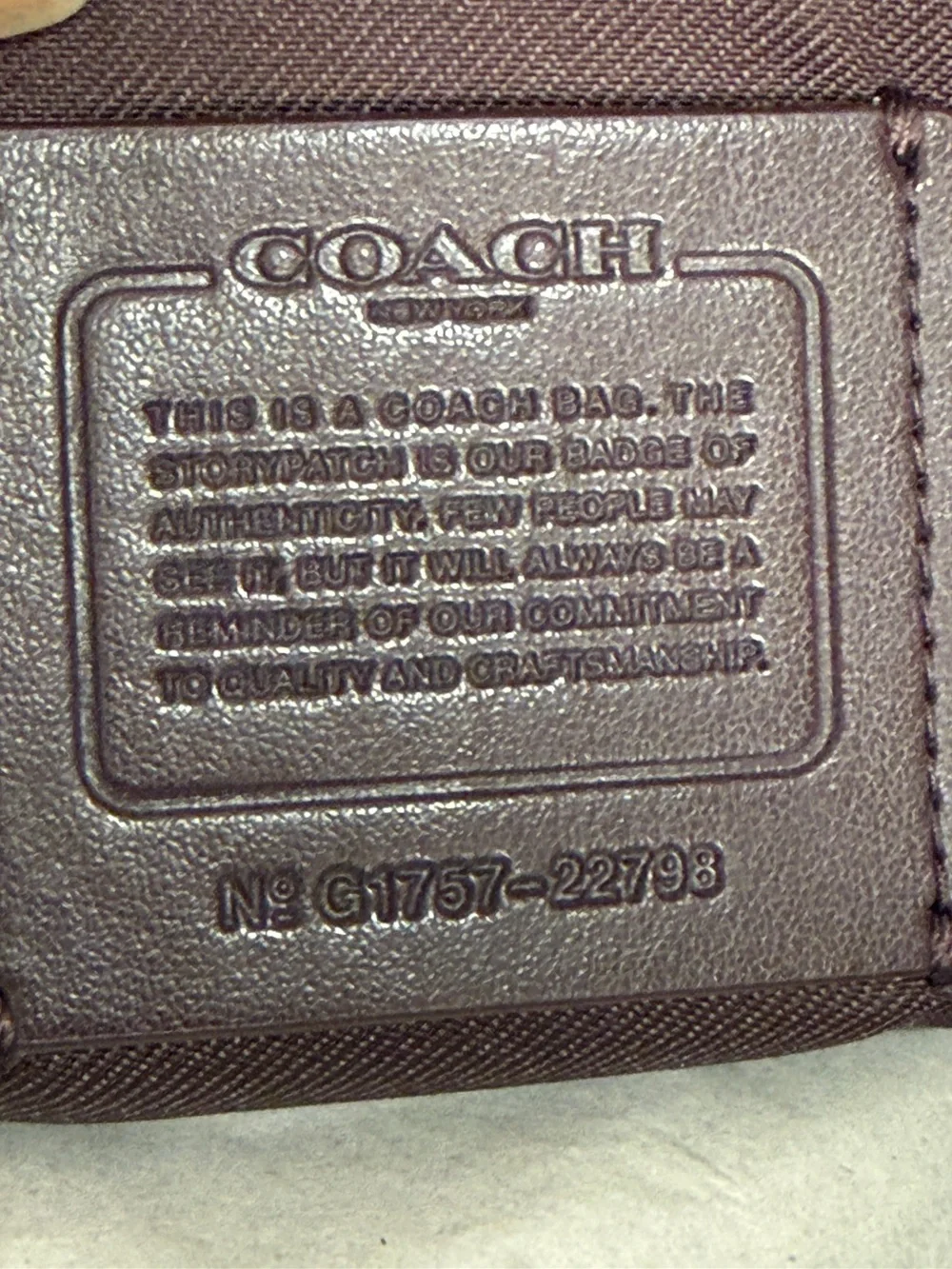 Coach Plum Leather Satchel with Detachable Strap